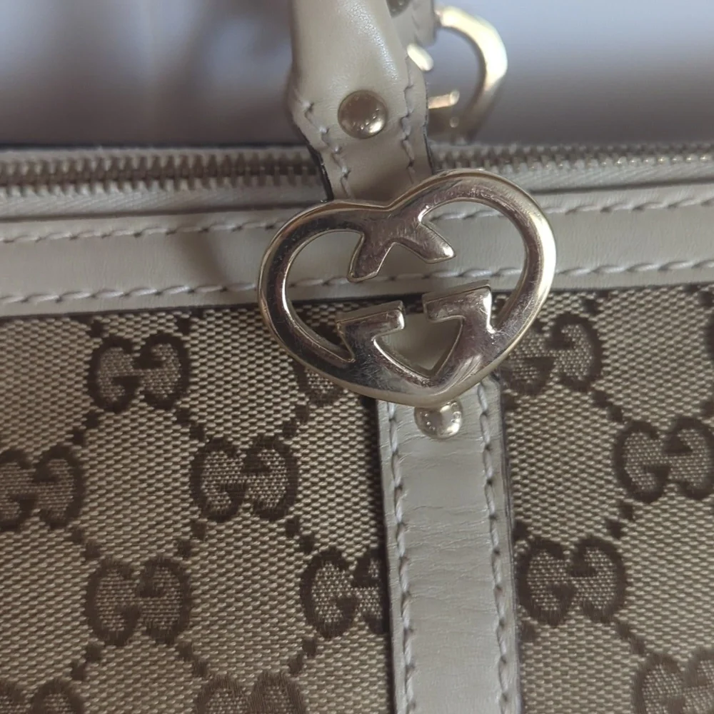 NOT FOR SALE SOLD Gucci Canvas Tote Vintage - Picture 6 of 15